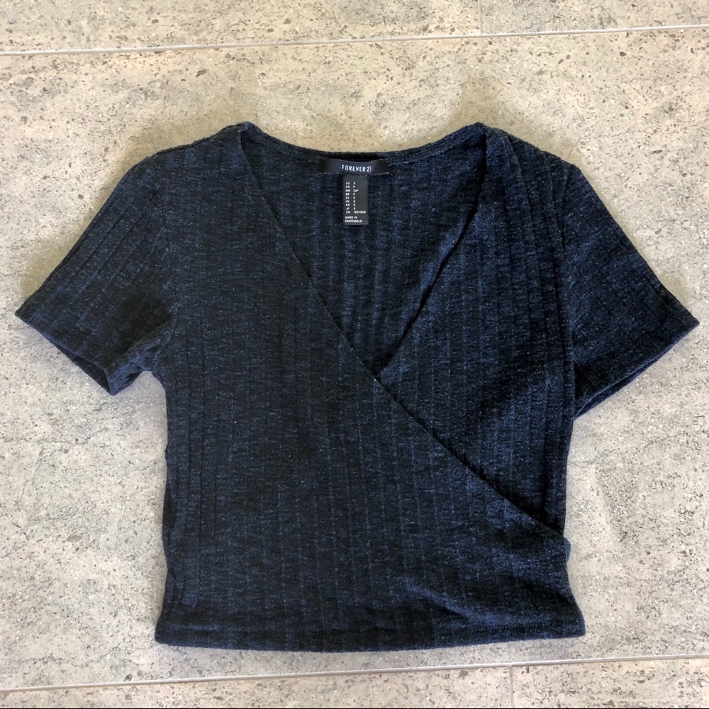Crossed Crop Top